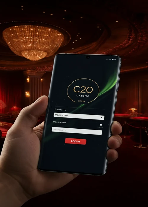 Page d'authentification Olympe Casino pour accès membre rapide